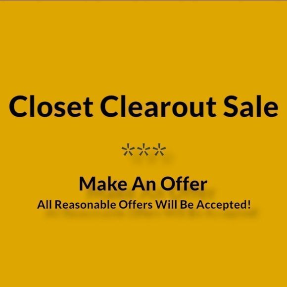 Accessories - Closet Clearout Moving Sale